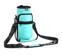 Nuovoware Sac de Transport pour Bouteille d'eau, 750ml, Bleu-Vert