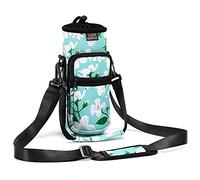 Nuovoware Sac de Transport pour Bouteille d'eau, 750ml, Vert Lily