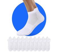 NUOZA Chaussette Femme 35-38 Chaussettes De Sport Homme Socquettes Basses Sport Coton Courtes Basse Respirant Courte Invisibles Personnalisé Socquette Contention Blanc 10 Paires