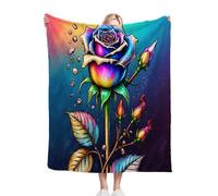 Nuphtun Couverture Polaire 220x240 Rose ColoréE, Couverture Grand Confort 220x240 cm | Dimensions Royales pour Lit King Size, Douceur Persistante, Idéale pour Un Sommeil Profond R184