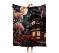 Nuphtun Couverture Polaire 240 x 260 Paysage, Couverture Polaire Grande Taille 240x260 cm | Usage Multiple comme Couette d'Appoint, Assure Une Protection Contre Le Froid M219-