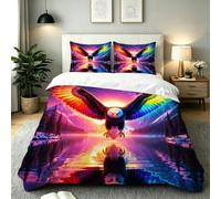 Nuphtun Housse de Couette 140x200 cm Aigle Jaune, AQ1688