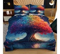 Nuphtun Housse de Couette 140x200 Papillon Blanc, Super Microfibre Ensemble de Literie 140x200 avec Fermeture Éclair, 3D Impression Parure de Lit + 2 Taies d'oreiller 65x65