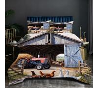 Nuphtun Parure de Couette 240x260 cm 2.7kg | Canard Animal, Ensemble Intégral en Microfibre, Remplissage Coton 200GSM, Poids Confortable et Enveloppant, Confort Absolu pour Votre Maison O123