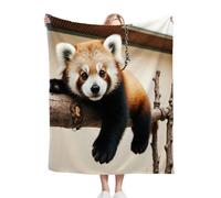 Nuphtun Plaid Polaire 130x150 Petit Panda, Couverture Polaire Douce 130x150 cm | Douceur Veloutée et Entretien Facile, Parfaite pour Le Salon, Apporte Un Réconfort Enveloppant D76