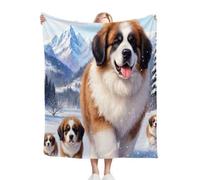 Nuphtun Plaid Polaire 220x240 Chien Animal, Couverture Polaire 220x240 | Dimensions Royales pour Lit King Size, d'une Douceur Persistante, Procure Une Expérience de Sommeil Chaleureuse K275-