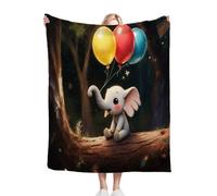 Nuphtun Plaid Polaire 220x240 éLéPhant Gris, Couverture Polaire 220x240 | Dimensions Royales pour Lit King Size, d'une Douceur Persistante, Procure Une Expérience de Sommeil Chaleureuse K371-