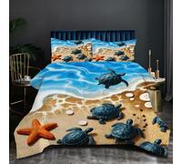 Nuphtun Set Lit Une Place 140x200 cm Animal Coloré, Housse de Couette Imprimée 3D et 2 Taies d'oreiller, Toucher Doux comme du Coton | Parfait pour Célibataires et Studios H262-