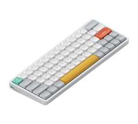 nuphy Air60 V2 QMK/Via Clavier mécanique, 60% Clavier sans Fil ŕ Profil Bas, Bluetooth 5.1, 2.4GHz et Connexion Filaire, Compatible avec Les systčmes Windows et Mac OS - Ionic White Switch Cowberry