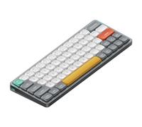 nuphy Air60 V2 QMK/Via Clavier mécanique, 60% Clavier sans Fil ŕ Profil Bas, Bluetooth 5.1, 2.4GHz et Connexion Filaire, Compatible avec Les systčmes Windows et Mac OS - Lunar Gray Switch Cowberry