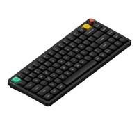 NuPhy Air75 V3 Clavier mécanique sans fil interchangeable à chaud, 84 touches 75 % Clavier personnalisé à profil bas avec molette, rétroéclairage RGB, monté sur joint, support Bluetooth/2,4GHz/USB-C