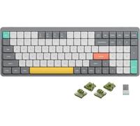 Nuphy Air96 V2 Wireless Mechanical Keyboard Slim, QWERTY US, Lunar Gray Switch Moss