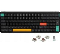 Nuphy Air96 V2 Wireless Mechanical Slim Keyboard, QWERTY US, Basalt Black Switch Brown
