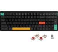 Nuphy Air96 V2 Wireless Mechanical Slim Keyboard, QWERTY US, Basalt Black Switch Red