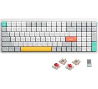 Nuphy Air96 V2 Wireless Mechanical Slim Keyboard, QWERTY US, Ionic White Switch Red