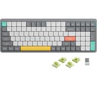 Nuphy Air96 V2 Wireless Mechanical Slim Keyboard, QWERTY US, Lunar Gray Switch Aloe