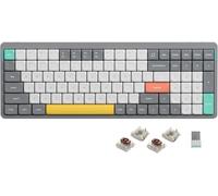 Nuphy Air96 V2 Wireless Mechanical Slim Keyboard, QWERTY US, Lunar Gray Switch Brown