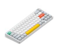 nuphy Halo65 V2 Clavier mécanique sans fil avec touches PBT 65 % remplaçable à chaud, compatible avec QMK/VIA, BT5.0/USB-C/2,4 GHz, Switches White-Raspberry