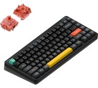 Nuphy Halo75 v2 Clavier mécanique sans fil QMK/VIA, QWERTY US, Bluetooth / 2.4GHz - Black Raspberry