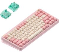 Nuphy Halo75 v2 Clavier mécanique sans fil QMK/VIA, QWERTY US, Bluetooth / 2.4GHz - Sakura Fizz Mint