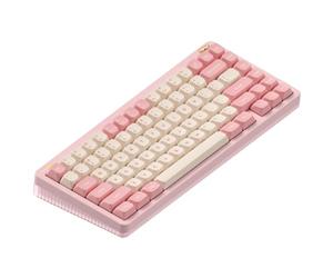 nuphy Halo75 V2 Kyeboard de jeu mécanique, clavier Bluetooth 75 % sans fil remplaçable à chaud, clavier rétroéclairé RVB 83 Kyes, compatible Bluetooth/2,4 GHz/USB-C, interrupteur supérieur transparent