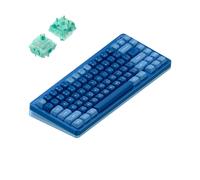 Nuphy Halo75 v2 Wireless Mechanical Keyboard, QWERTY US, Bluetooth 5.1 / 2.4 GHz, Blue Lagoon Mint Switch