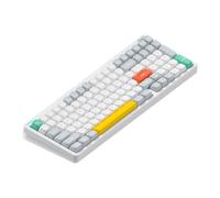 nuphy Halo96 V2 Clavier de jeu sans fil remplaçable à chaud, 99 touches, clavier mécanique RVB, prend en charge QMK/VIA, Bluetooth/USB-C/2,4 GHz White Blush (42gf)