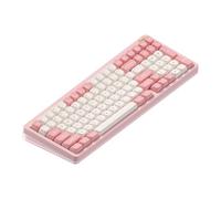 nuphy Halo96 V2 Clavier sans fil, structure d'étanchéité, clavier de jeu remplaçable à chaud 96 %, clavier mécanique rétroéclairé RVB 99 Kyes, prend en charge QMK/VIA, Bluetooth/USB-C/2,4 GHz-rose