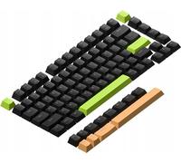 Nuphy Jeu de capuchons de touches pour clavier mécanique Electro Ethereal Shine-through PC Keycaps ANSI US