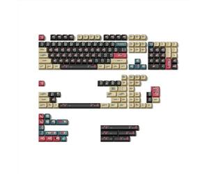 nuphy Keycaps Y2K The Past, 171 Jeu de PBT pour Clavier de Jeu KDA Dye-sub, poussoirs MX - ISO/ANSI (Disposition du Clavier Anglais) Compatibilité avec Tous Les claviers mécaniques Courants