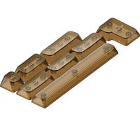 NuPhy Set de capuchons de touches pour clavier mécanique Crystal mSA PC Keycaps Cosmic Mocha