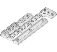 NuPhy Set de capuchons de touches pour clavier mécanique Crystal mSA PC Keycaps Ionic White