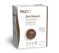 NUPO Diet Dessert Pudding au chocolat - Repas de régime premium pour la gestion du poids I Substitut de repas complet pour le contrôle du poids I 12 portions I Sans gluten, sans OGM