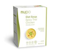 NUPO Diet Soup Spicy Thai Chicken - Régime premium de remplacement de repas pour la gestion du poids I Repas cliniquement prouvés pour un contrôle efficace du poids I 12 Portions I Sans OGM