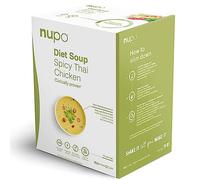 NUPO Diet Soup Spicy Thai Chicken - Régime premium de remplacement de repas pour la gestion du poids I Repas cliniquement prouvés pour un contrôle efficace du poids I 12 Portions I Sans OGM