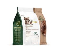 NUPO One Meal +Prime Vegan Shake - Chocolatée I Shakes de remplacement de repas savoureux pour un régime équilibré I Riche en protéines I Sans sucres ajoutés I 24 vitamines et minéraux I 360g