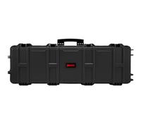 Nuprol Grand étui Rigide à roulettes pour Fusil (Mousse ondulée) ; Noir