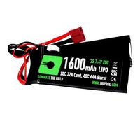 Nuprol Power - 7,4 V LiPo 1600 mAh 2S Deans [Taux 20C @ 32 A] [Burst 40C @ 64 A] - Nunchuck