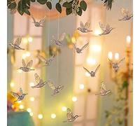 NUPTIO 100 Pcs Bricolage Oiseau Volant Décoratif Plafond Suspendu Ornements Arbre de Noël pour la Maison Maternelle Centre Commercial Table de la Maison Fenêtre Nature Décoration
