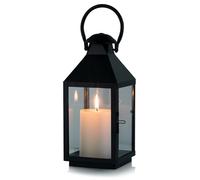 NUPTIO Lanterne à bougie décorative noire : bougeoirs en métal pour centre de table - Lanternes suspendues de 25,9 cm pour extérieur, fête de mariage, maison, salon, cheminée