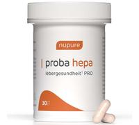 Nupure Proba Hepa Santé du foie PRO - Complément alimentaire 5-en-1 pour le à base de choline, d'artichaut, chardon-Marie, bardane et Lactobacillus paracasei D3-5 Capsule(S) 30 pc(s)