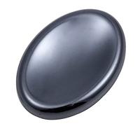 Nupuyai Pierre d'inquiétude pour le pouce en cristal poli, pierre de poche pour la guérison de l'anxiété par le Reiki et le soulagement du stress, Hématite