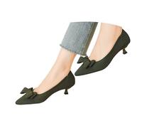 Nuqqichongtian Chaussures hautes pour femmes - Dentelle pour mariages et fêtes - Talon bloc - Sandales fermées avec sangle de cheville en croix - Escarpins à talons hauts - Escarpins sexy à lanières