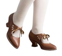 Nuqqichongtian Escarpins à talon bloc fermé Escarpins à lanières Sandales avec sangle de cheville en croix Escarpins à talons hauts Dentelle sexy pour mariages et fêtes