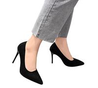 Nuqqichongtian Escarpins à talons pour femmes, talon bloc - Bout fermé - Pour mariages et fêtes - Escarpins à talons hauts - Sexy - Escarpins à lanières - Sandales avec sangle de cheville en croix