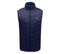 Nuqqichongtian Gilet Chauffant, Plein Air Idéale Travail Gilet Chauffant Homme avec Extérieur Randonnée Pêche Hiver Électrique pour Activités en Batterie Electrique Chaleur