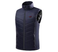Nuqqichongtian Gilet chauffant pour homme et femme - Compatible avec vélo d'hiver - Camping - Travail - Zones de contrôle - Gilet chauffant pour homme et femme