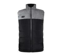 Nuqqichongtian Gilet chauffant pour homme et femme - Gilet chauffant compatible avec chauffage rapide - Zones de contrôle pour vélo d'hiver - Camping - Travail