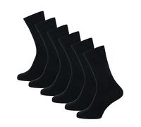 Nur Der 6er Pack Cotton Stretch Socken, Chaussettes Homme, Noir (Schwarz 940), 39/42 (Taille fabricant: 39-42)