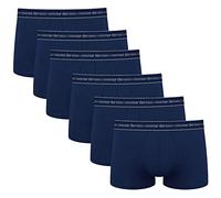 Nur Der 6er Pack Herren Boxer Cotton 3D-Flex Bikini, Bleu (Marine 480), Medium (Taille Fabricant: 5) (Lot de 6) Homme